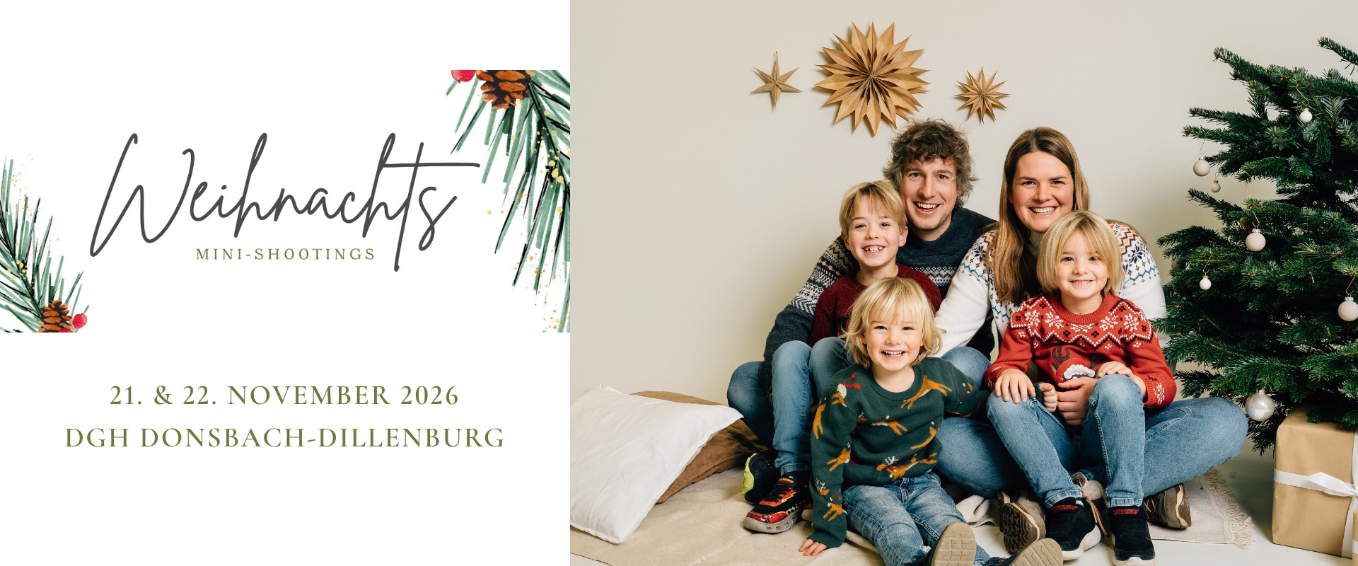 Weihnachts-Mini Fotoshooting Dillenburg